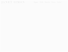 Tablet Screenshot of janetsimoninc.com